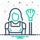Cleaning Woman  Icon