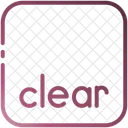 Clear  Icon