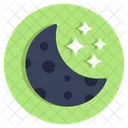 Clear Night Nighttime Weather Forecast Icon