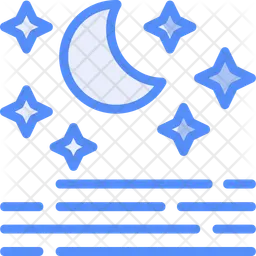 Clear Night Sky  Icon