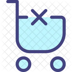 Clear shopping cart  Icon