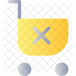 Clear shopping cart  Icon