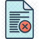 Cleartext Delete Remove Icon