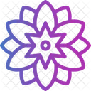 Clematis Botanical Blossom Icon