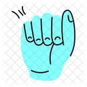 Clenched Hand  Icon