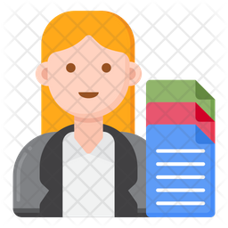 Clerk Icon - Download in Flat Style