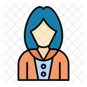 Clerk Female  Icon
