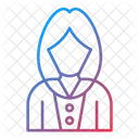 Clerk Female  Icon
