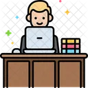 Clerk Male  Icon
