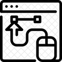 Cliquez Graphique Conception Icône