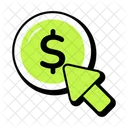 Cliquez sur le dollar  Icône