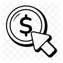 Clic Dollar Dollar Monetisation Icône