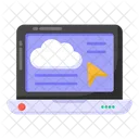 Clic en la nube  Icono