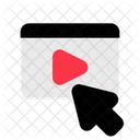 Click Video Cursor Icon