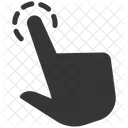 Click Gesture Fingerprint Icon