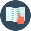 Click Hand Gesture Document Icon