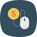 Click Mouse Coin Icon