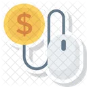Click Mouse Coin Icon