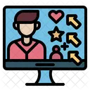 Click Mouse Influencer Icon