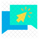 Click Chatting  Icon