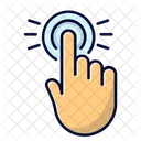 Click Hand Click Touchscreen Icon