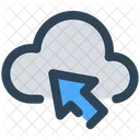 Cloud Computing Click Icon