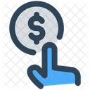 Money Investment Click Icon