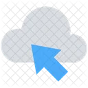 Cloud Computing Click Icon