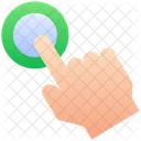 Click Touch Button Icon