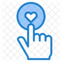 Click On Heart  Icon