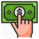 Click On Money  Icon