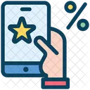 Click On Star Mobile Rating Icon