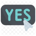 Click on yes  Icon
