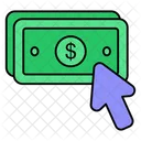 Click Payment Pay Per Click Currency Icon