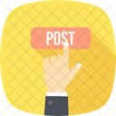 Click Post Post Button Social Media Marketing Icon