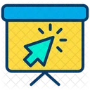 Presentation Board Pointer Arrow Icon