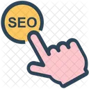 Seo Web Click Icon