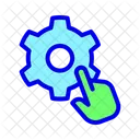 Click Setting Arrow Touch Icon
