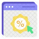 Click Through Rate Impression Marketing Strategy Icon