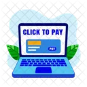 Click To Pay Ebanking Online Payment Icon