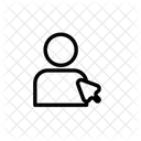 Click User Click Profile Click Account Icon