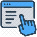 Click webpage  Icon