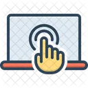 Clicks Touch Pointer Icon