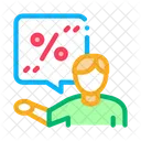 Client Bargaining Color Icon
