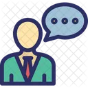 Client Chat Customer Representative Chat Icon