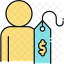 Client Cost Customer Cost Employee Cost Icon