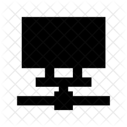 Client Server Icon - Download in Glyph Style