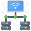 Computer Network Client Server Database Network Icon