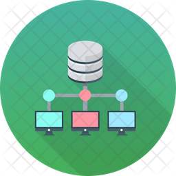 Client Server Icon - Download in Gradient Style