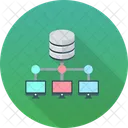 Client Server Computer Sharing Hosting Server Icon
